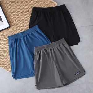 Mäns shorts Sommarmens snabbtorkande avslappnade shorts J240409