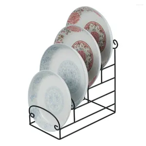 Hooks Artliving 4-Tier Metall Scrollwork Dish Rack Plate Display Stand Halter Schrank Organizer