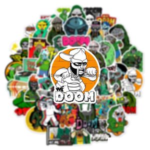 Adesivos de brinquedo infantil 50pcs rapper de hip hop cool mf doom cantor iti adesivo skateboard cars de motocicleta decalques de bicicleta por atacado Drop Deliver