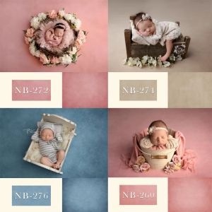 Foto de fundo recém -nascido cenários rosa cor sólida textura parede de textura de aniversário fotografia pano de fundo de retrato de bebê retrato