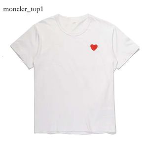 Comes Designer T Shirts Love Mens T Shirt Heart Casual Women Quanlity Lovers Shirts CDG Brodery Kort ärm Tee Leisure Streetwear Tide Fashion Top 2314