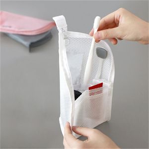 Travel Portable Makeup Brush Toothbrush Toothpaste Storage Bag Case Container Bathroom Accessories