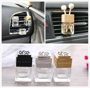 Car Perfume Empty Bottle With Clip Colorful Car Perfume Bottle For Air Outlet Of Automobile Air Conditioner Cars Air Freshener Han1797081
