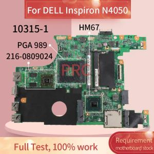 마더 보드 CN0XJ7CC CN07NMC8 용 Dell Inspiron 15R N4050 VOSTRO 1450 노트북 마더 보드 103151 HM67 2160809024 DDR3 노트북 메인 보드