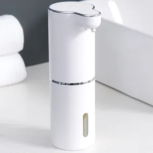 Flüssiger Seifenspender 300 ml Automatische Schaumschaumspender 3-Level einstellbare elektrische 0,25s schnelle lange Akkulaufzeit für Badezimmer