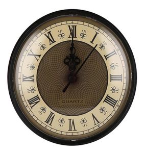 Väggklockor 1pc klassisk Mute 212Quot Clock Quartz Mekanismrörelse sätt in romersk siffra Vit ansikte guldtrim praktisk DIY P8476181