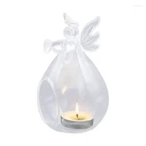 Candle Holders Votive Handmade Heatproof Angel Glass Cover Tea Lights Candles For Wedding Centerpieces And Party