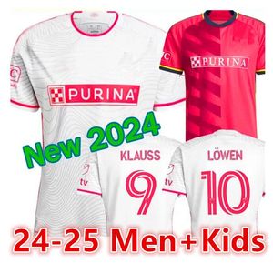 2023 24 St. L Ouis City Soccer Jerseys MLS Home Away St Louis''red 'SC White Nilsson 4 Klauss 9 Nelson Gioacchini Vassilev Bell Pidro Football Shirt Mens Fans Lowen66