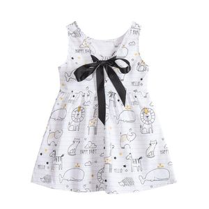 Flickor klänning sommarstrandklänningar för barn flickkläder 1-7 år småbarn barn födelsedag prinsessa tutu klänning kläder