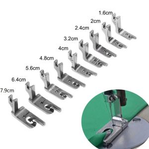 Industrial Single-needle Domestic Sewing Machine Accessories Presser Foot Kit Hem Foot Spare Rolled Hem Foot Sew Accessories