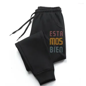 Herrbyxor puerto rico estamos bien retro vintage färger urban sweatpants bomull man män byxor bekväma kommer unika