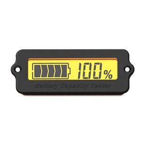 12-48 V LY6W Batterieanzeige LCD Digitale Anzeigespannung Amperemeter Batterie Tester Voltmeter Grün Blau Gelb