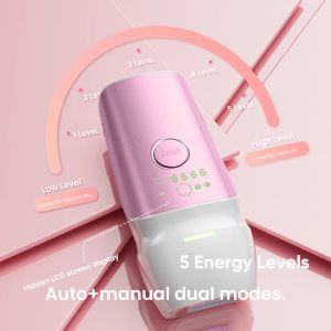 Vancostar 999900 Flashes Laser Epilator for Women Cold Pink for Ladies Auto Flashing Bikini Trimmer IPL Epilator Free Shipping