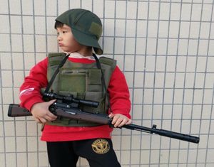 Outdoor Tactical Children Vest Uniform Army Equipment Kids Boy Girl Camouflage Kid Combat CS Hunting Clothes11545411