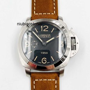 Designer Luxus Uhren Uhr Uhren für Herren mechanische automatische Sapphire Mirror 44 mm 13mm Cowide Watchband Sport Armbanduhren Ftqq
