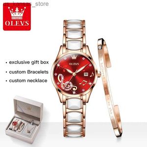 Orologi da polso olevs es per donne in acciaio inossidabile inossidabile inossidabile inossidabile womans womens es reloj mujer240409