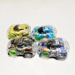 12 PCS Camuflagem transparente colorida Pull Back Car Random Childing Model Toys