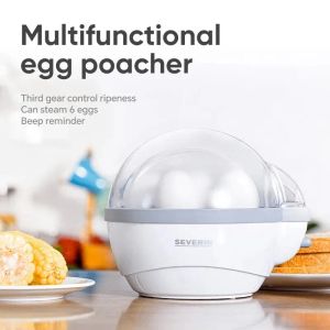 Создатели пароварки яиц Автоматический многофункциональный белый компактный Antiscald Mini Searin EK3051