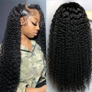 Hd Lace 13x6 Deep Wave Frontal Wig Curly Human Hair Lace Front Wigs For Women Brazilian Wet And Wavy Water Wave Lace Wig