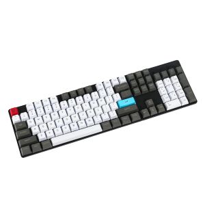 キーボードYMDK 60 87 104カスタムキーキャップANSI OEMプロファイルチェリーMXスイッチ用の厚いPBTキーキャップメカニカルゲームキーボード（キーキャップのみ）