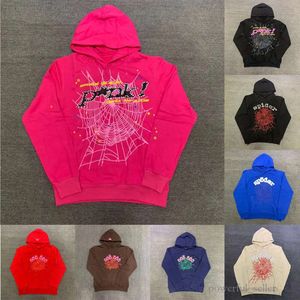 SP5DER HOUDIES SPIDER HOODIE YOUN THUG 555555 Ангел Пуловер с розовыми красными брюками с толчком мужчины мужчины графические толстые толчки Sp5ders Printing Web одежда Y2K 504