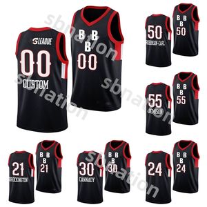 Birmingham Squadron Martin Luther King Jr. Custom 00 Black Specialty Jersey 50 Jeremiah Robinson-Earl 55 Trey Jemison 33 Malcolm Hill Kids Men Youth Jersey