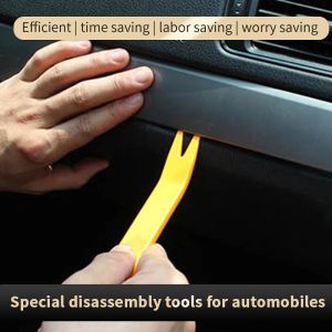 TISHRIC Car Auto Trim Disassembly Tools Kit Car Door Clip Panel Audio Radio Tool Crowbar Removal Installer Pry Automotive Kit