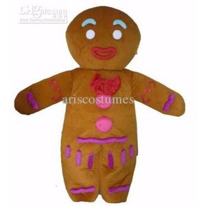 Mascot Costumes Foam Cute Gingerbread Doll Cartoon Plush Christmas Fancy Dress Halloween Mascot Costume