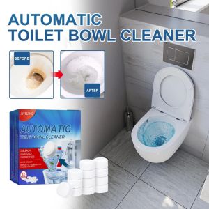 Tavolette detergenti per toilette automatica boccette igienica serbatoi toilette per la pulizia pillole compatte pillole delicata formula per la pulizia del gabinetto 87ha