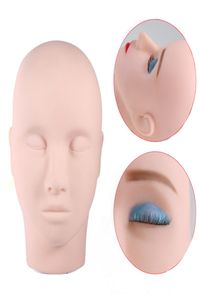 3D Silicon Head Tattoo Practice Head Model gefälschte Übungshäute für dauerhafte Make -up -Praxis7227177