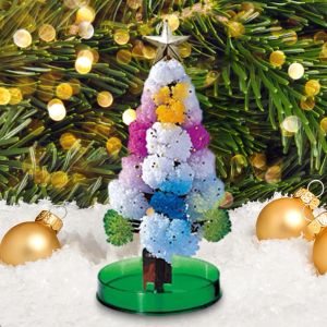 魔法の成長クリスマスツリー面白い成長ペーパークリスマスツリー教育ノベルティDIYファンクリスマスギフト大人の子供
