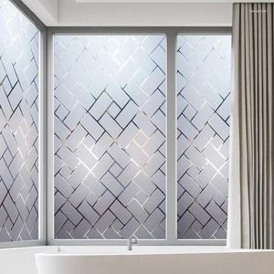 Window Stickers Covering Film Frosted Static Privacy Decoration Self Adhesive For UV Blocking Control Glass