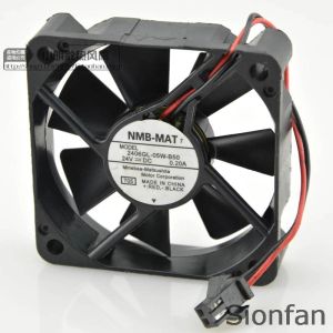 Almofadas para 6015 NMB Cooling Fan Chassis Fonte de alimentação Calor 2406GL05W50 24V 0.20A Teste de trabalho