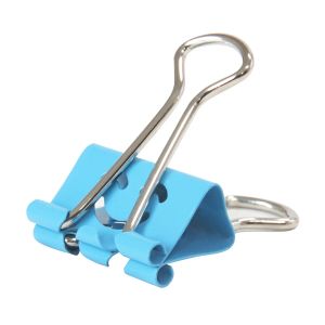 10PCS Smile Face Design Metal Binder Clips Paper Clamp Clips Dovetail Design Clamps for School Office (Random Color) - Small