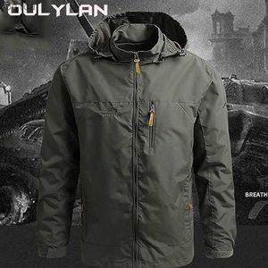 Mäns jackor Mens Mountain Coat Fashionable Clothing Windproof Jacket Utomhus Sportjacka Spring och Autumn Coat New 2024L2404