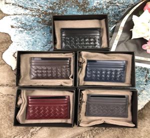 business men name card cardholders women card holders cow leather cready card costume kintting handmade material crochet soft vint2984351