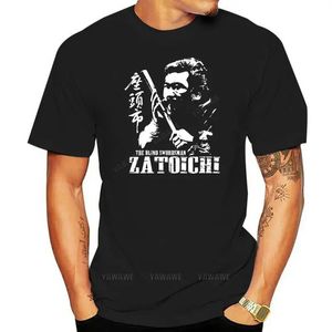 Zatoichi The Blind Swordsman Movie Mens TshirtブラックサイズS M L XL 2XL 3XL TEEシャツ綿カスタマイズアダルトONECK TEES 240409