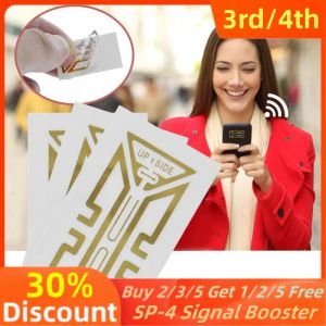 1-10Pcs Mobile Phone Signal Booster Sticker CellPhone Amplifier Antenna Outdoor Signal Enhancement Tool SP-4 Cell Phone Sticker