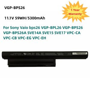 バッテリーSONY VAIO BPS26 VGPBPL26 VGPBPS26 VGPBPS26A SVE14A SVE15 SVE17 VPCCA VPCCB VPCEG VPCEH 11.1V 59WHW17のラップトップバッテリー