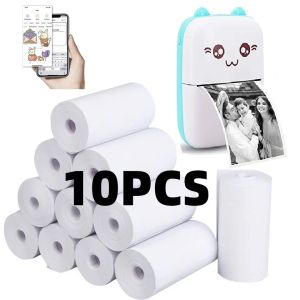 10 rolos papel de impressão térmica mini papel impressora