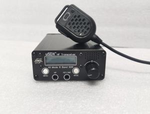 Radyo Orijinal Yükseltilmiş 35W USDX+ SDR Alıcı -Veren All Mod 8 Bant HF Ham Radyo QRP CW Alıcı -Veren 80m/60m/40m/30m/20m/17m/15m/10m