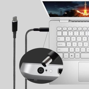 45W 65W 90W 100W USB Typ C PD Laddning Kabelkabel USB C Plug -omvandlare till bärbar datoranslutningskontakt för universella bärbara datorer