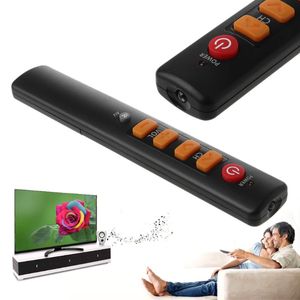 For Elderly 6 Key Learning Remote Control for TV Set Top Box STB DVD DVB HIFI Copy Code From Infrared IR Remote Controller