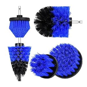 EAFC Electric Scrubber Brush Drill Brush Kit Power Borrs Scrubber Brush For Car Wash Cleaning Däck Borste för biltillbehör