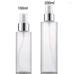 Storage Bottles 2024 Bottle 100/200ml Clear Empty Fine Plastic Travel Small Refillable Liquid Container Vial