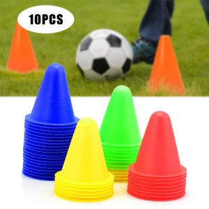 10pcs/lotto da 8 cm con i coni skate coni rullo di pallacy rullo pallacanestro di pallottolo di allenamento per la coppa calcio di calcio segnalino