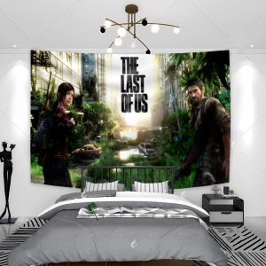 90x150cm Os últimos dos EUA 3D Tapestry Wall Art Game Poster Living Flag Room Bedroom Sala Cenário da cama