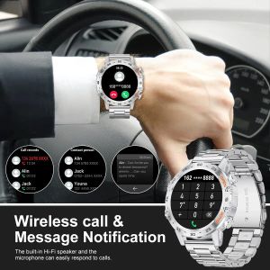 Lige Smartwtach для мужчин 400 мАч на открытом воздухе Sport Bluetooth Calling Watches Мониторинг здоровья