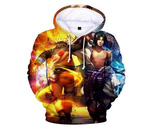 3 a 14 anos Kids capuz Anime Cloud Red Cloud 3D Print Boys Girl Hoodie desenho animado Uzumaki Sweatshirt Casual Children Roupos X06107160537