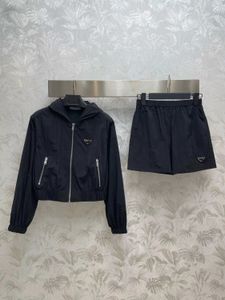 Designer Fashion Spring/Summer Two-Piece Luxury Triangle Women's Suit Short Loose Jacket